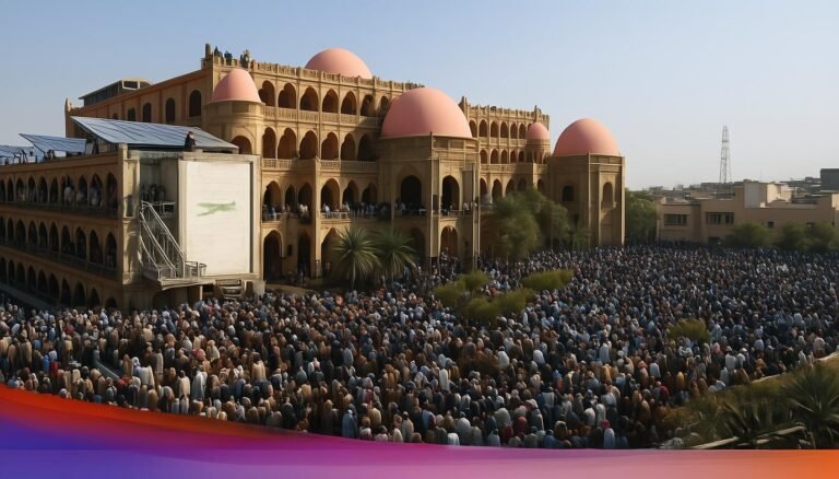 Tentara Pakistan berjaga setelah serangan bom bunuh diri.