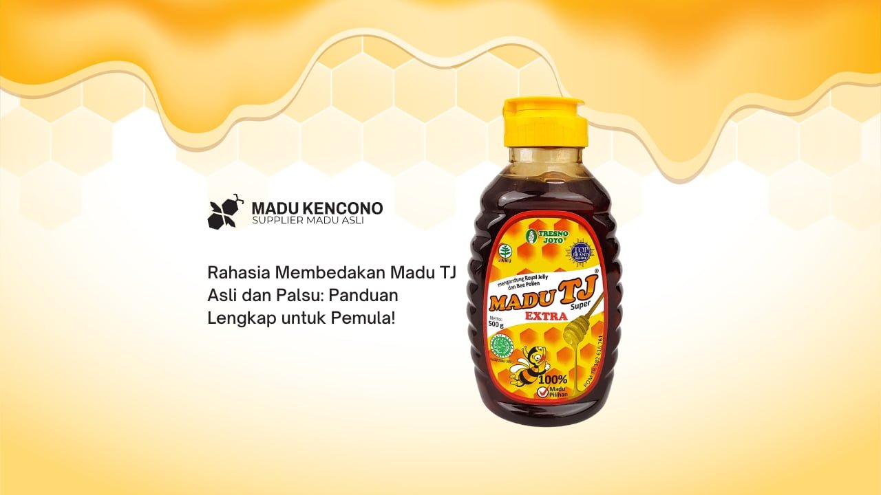 Madu alami dengan tekstur kental dan warna keemasan, rahasia kesegaran alami.